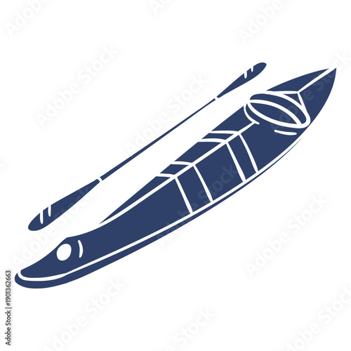 Arctic kayak blue