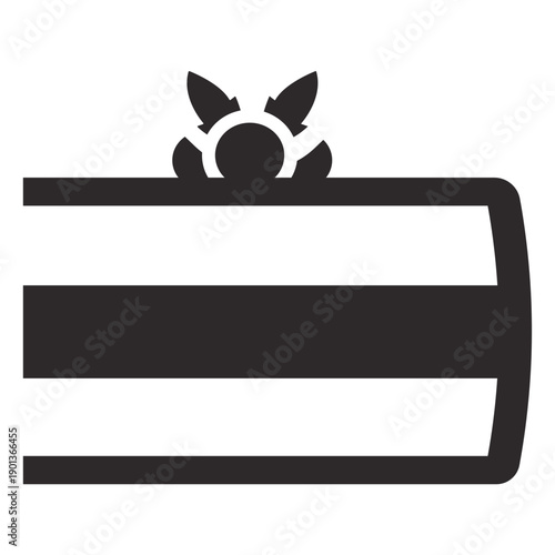 Piece of cake black