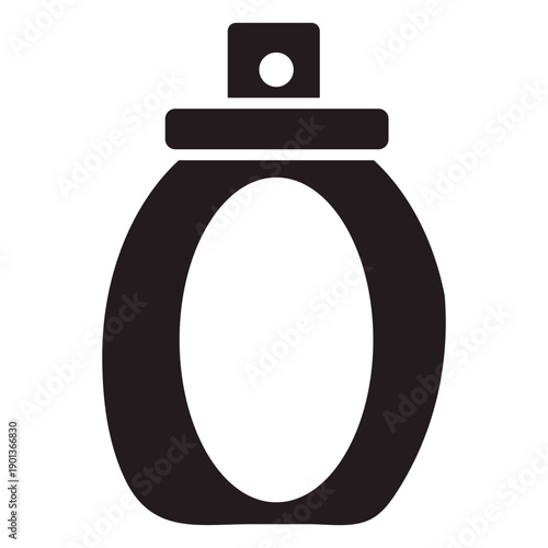 Parfume bottle black