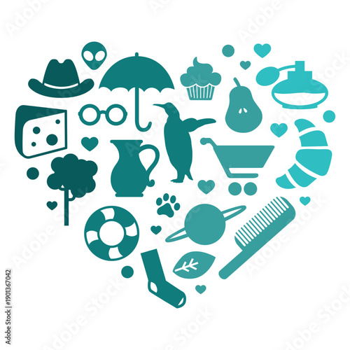 Heart of winter items