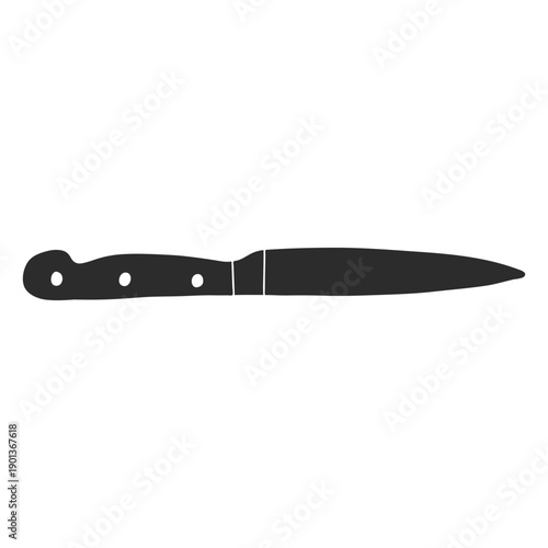 Knife fillet silhouette