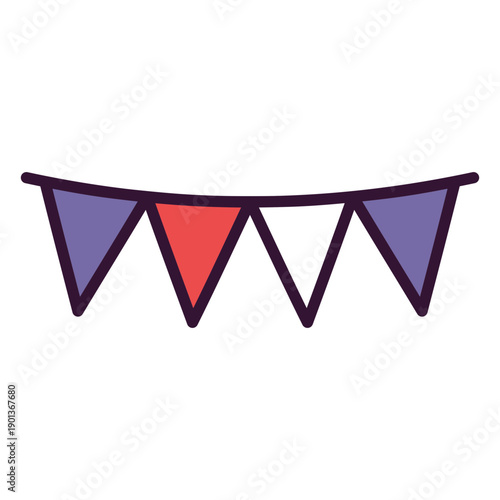 Usa pennants icon