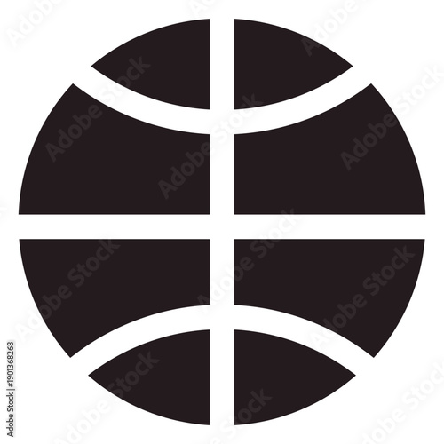 Basketball ball black