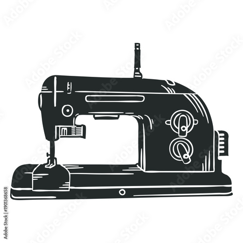 Sewing machine black