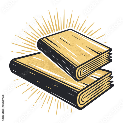 Two stacks of smooth plywood with warm texture and wood grain  