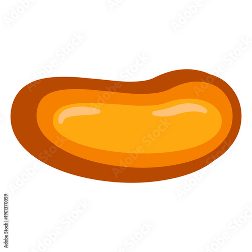 Dash punctuation glossy