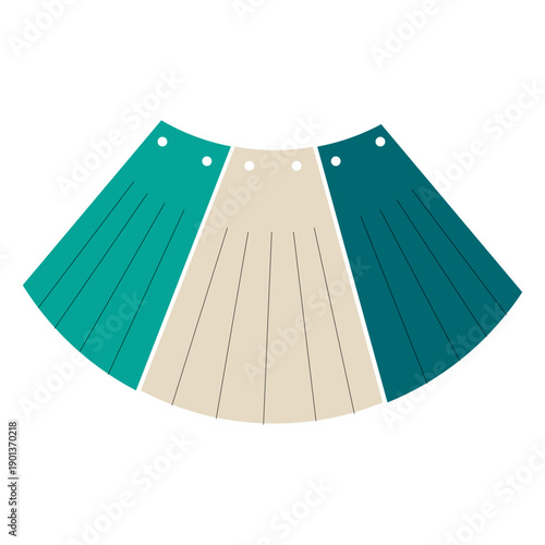 Leather tassels earring