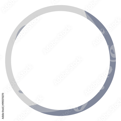 New moon illustration