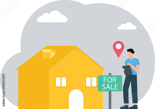 House For Sale,Offer to exchange house for cash money between agent and user