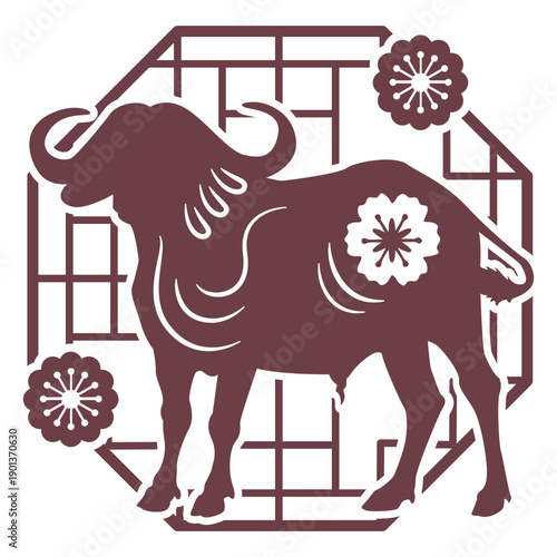 Composition chinese horoscope ox
