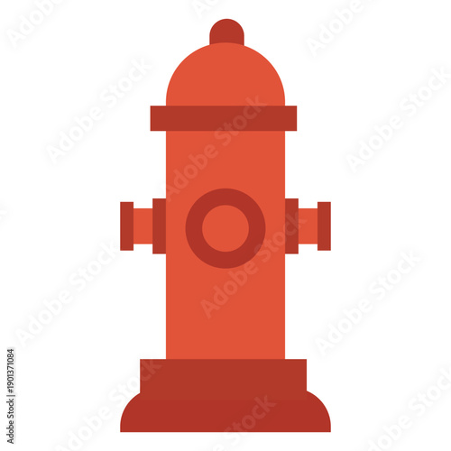 Fire hydrant icon colorful