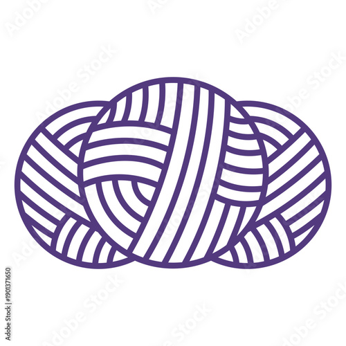 Stroke wool yarn balls