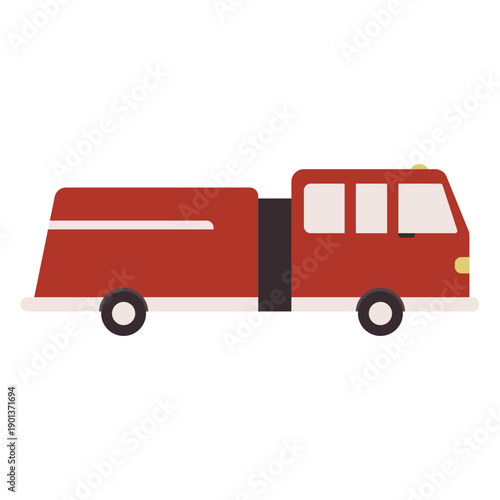 Fire engine colorful icon