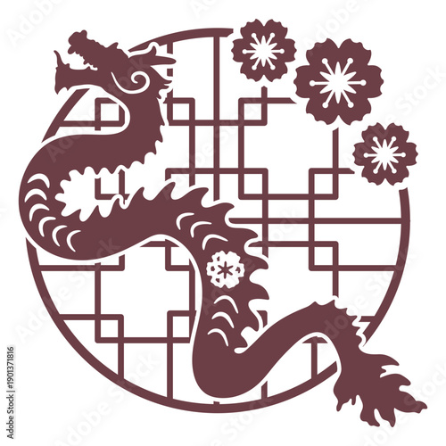 Composition chinese horoscope dragon