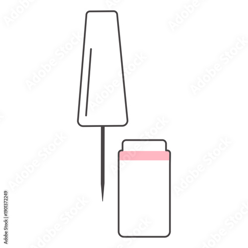 Duotone cute eyeliner brush