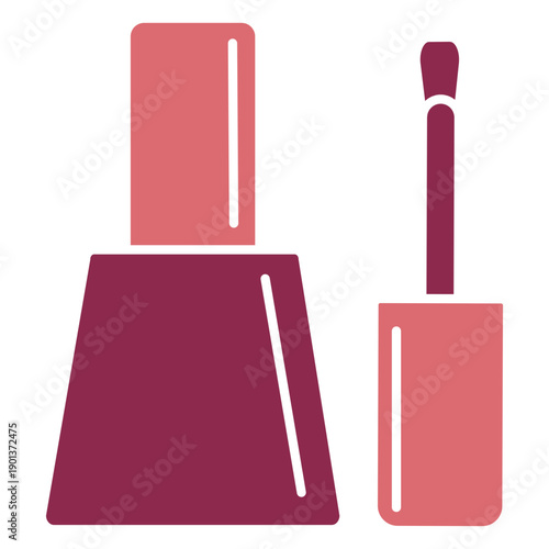 Cute colored nail polish