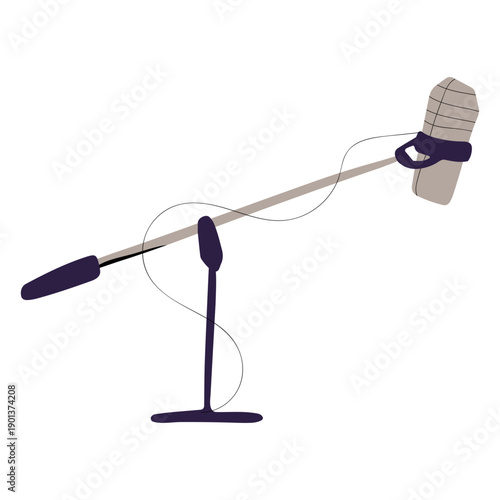 Studio mic illustration