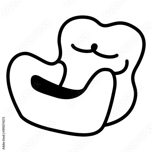 Furniture pop art sofa heart stroke