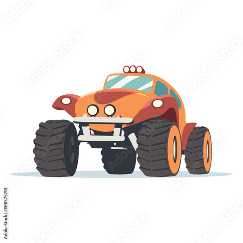 Rally car illustration