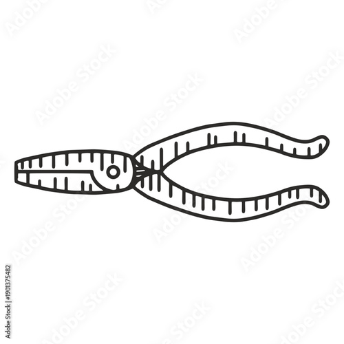 Needle nose pliers stroke