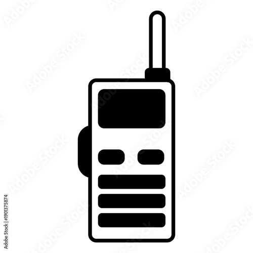 Police elements walkie talkie