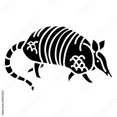 Armadillo animal black