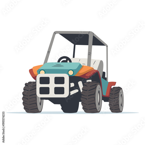 Outdoors buggy illustration