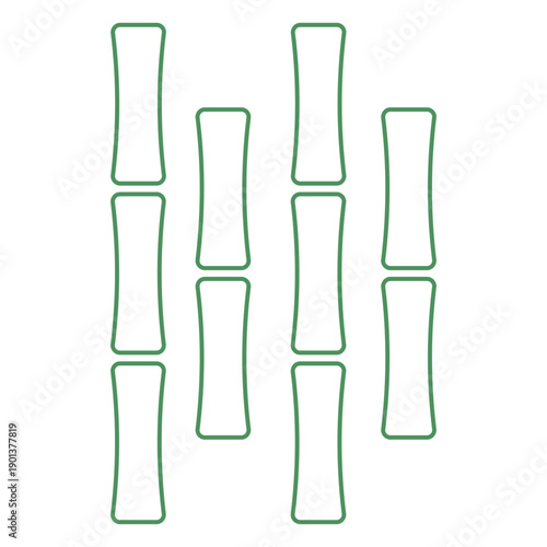 Fotografie Stick bamboo plant stroke