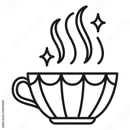 Magician potion cup stroke