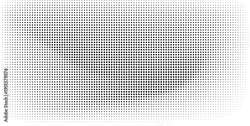 Grunge halftone gradient background. Faded grit noise texture. White and black sand wallpaper. Retro pixelated backdrop. Anime or manga style comic overlay. Vector graphic design textured template