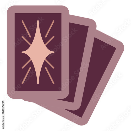 Magician cards flat