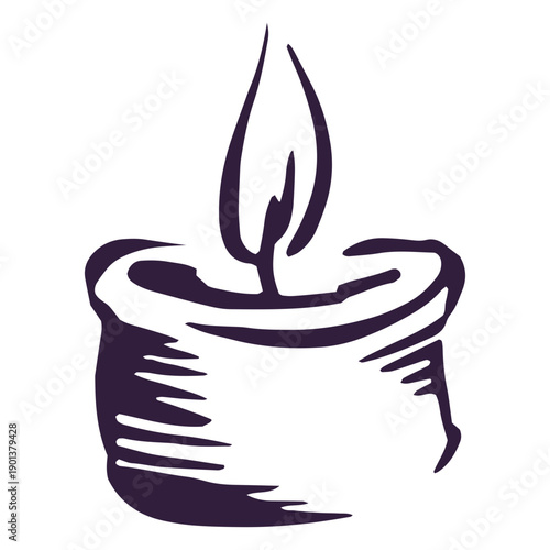 Candle light stroke design