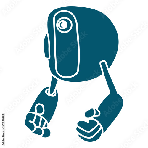 Robot floating machine solid