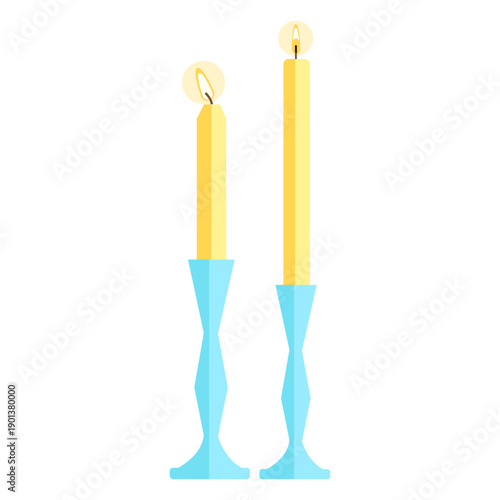 Double candelabra flat