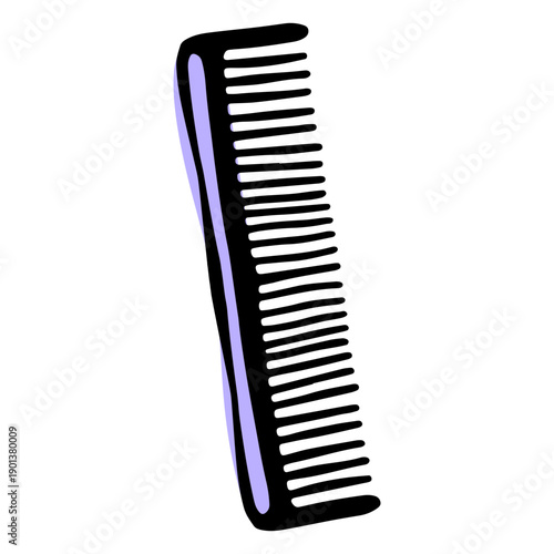Hair comb duotone