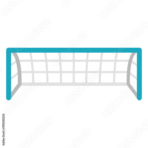 Waterpolo goalpost flat