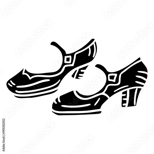 Vintage high heels black