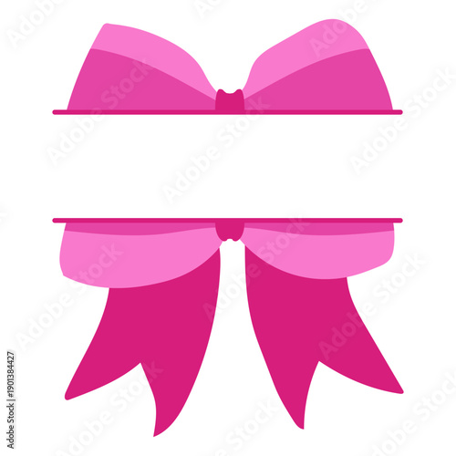 Ribbon cheerleader uniform flat