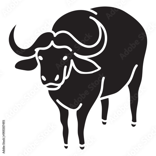 Bull animal cut-out