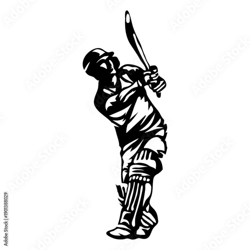 Baseball player strike cut-out