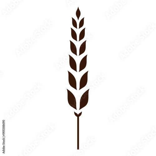 Split wheat spike cut-out