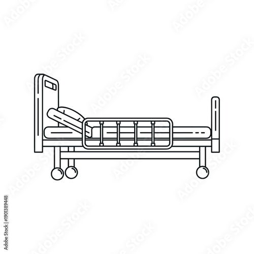 Train and bus vector illustration with transportation and furniture elements