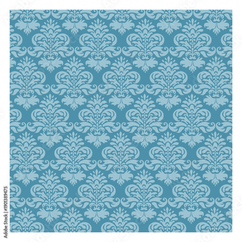 Vintage and stylish blue wallpaper