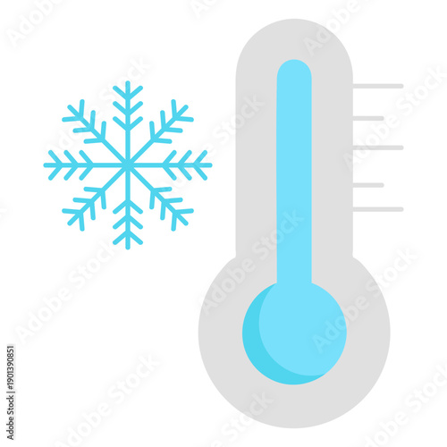 Cold temperature snowflake