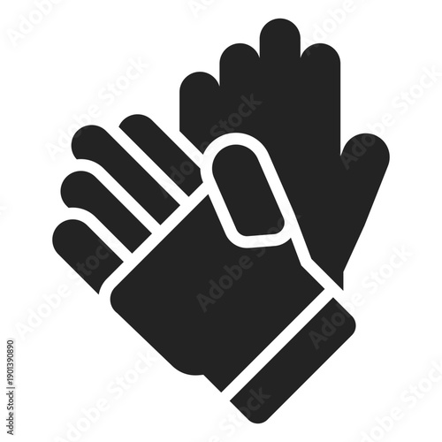 Winter gloves cut out