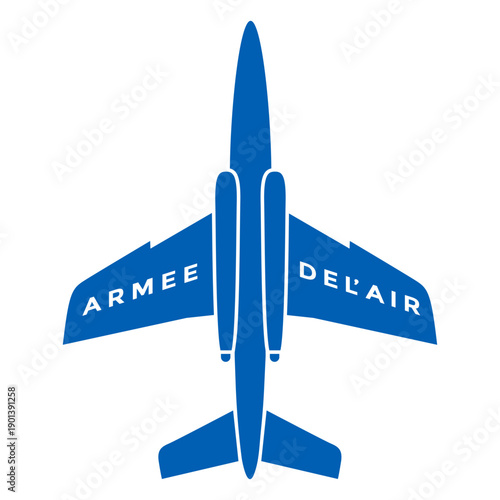 Armee-de-lair plane cut-out