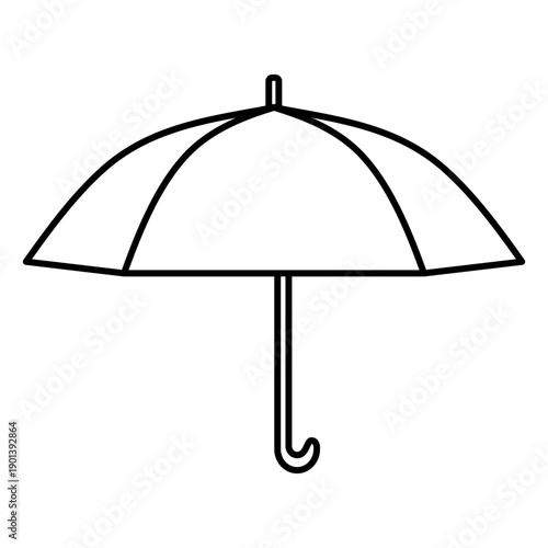 Simple stroke geometric umbrella