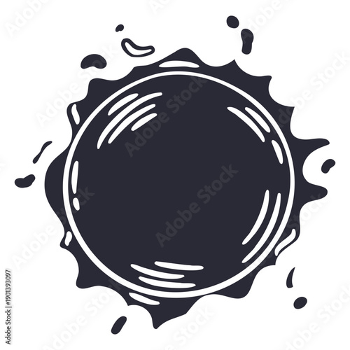 Total eclipse cut out