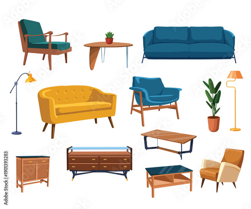 Elegant Living Room Furniture with Neutral Colors