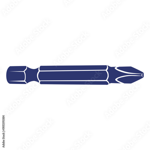 Phillips screwdriver drill bit cut out